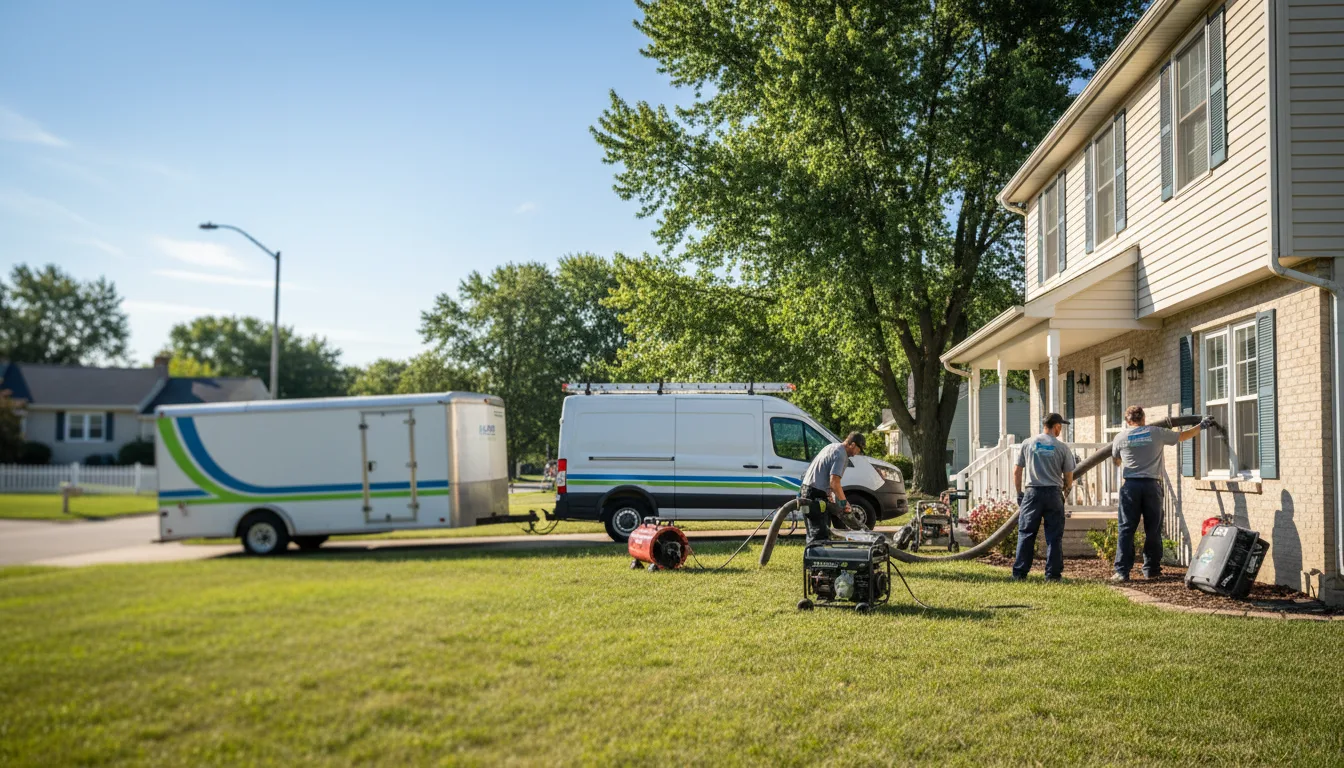 Flooded Basement Restoration And Cleanup With Repair in Belvue, KS near me